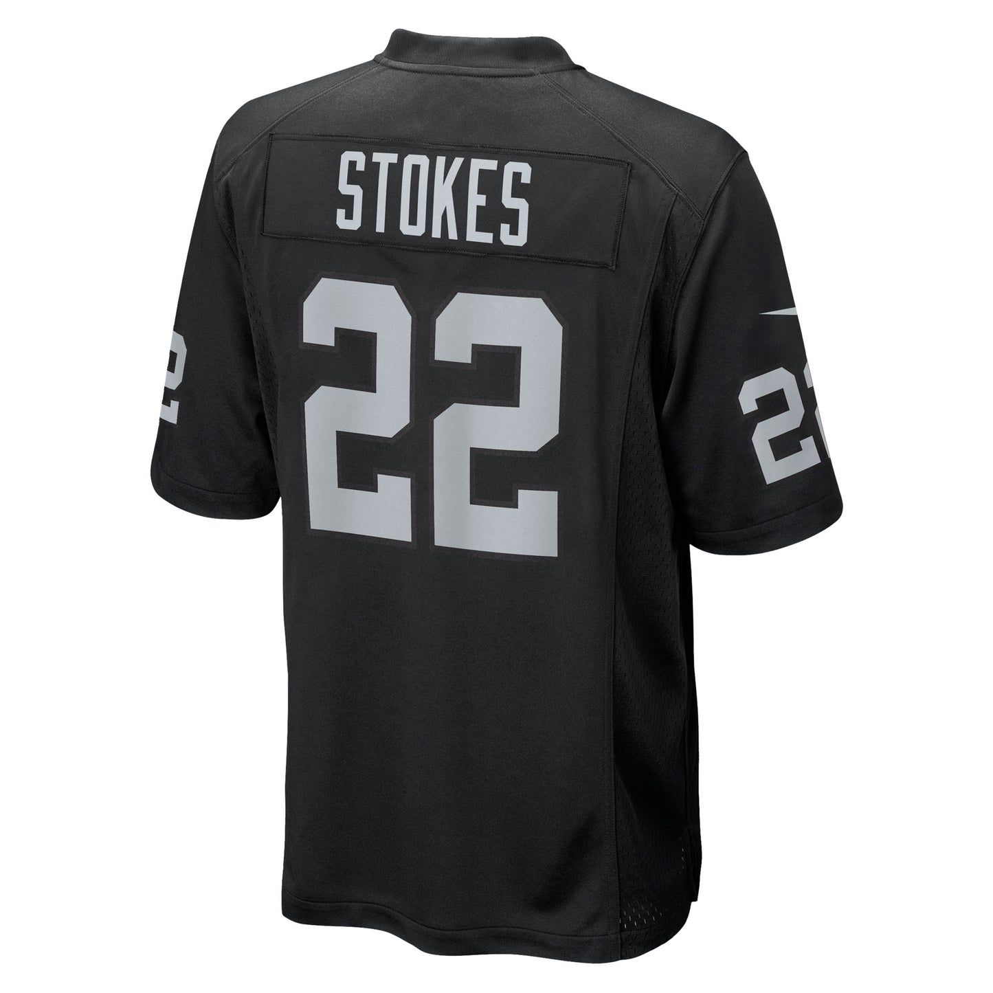 Las Vegas Raiders Eric Stokes Black Team Game Jersey