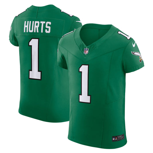 Philadelphia Eagles Jalen Hurts Kelly Green 2nd Alternate Vapor F.U.S.E. Elite Jersey