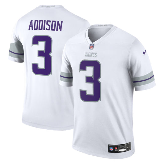 Minnesota Vikings Jordan Addison White Legend Player Performance Top