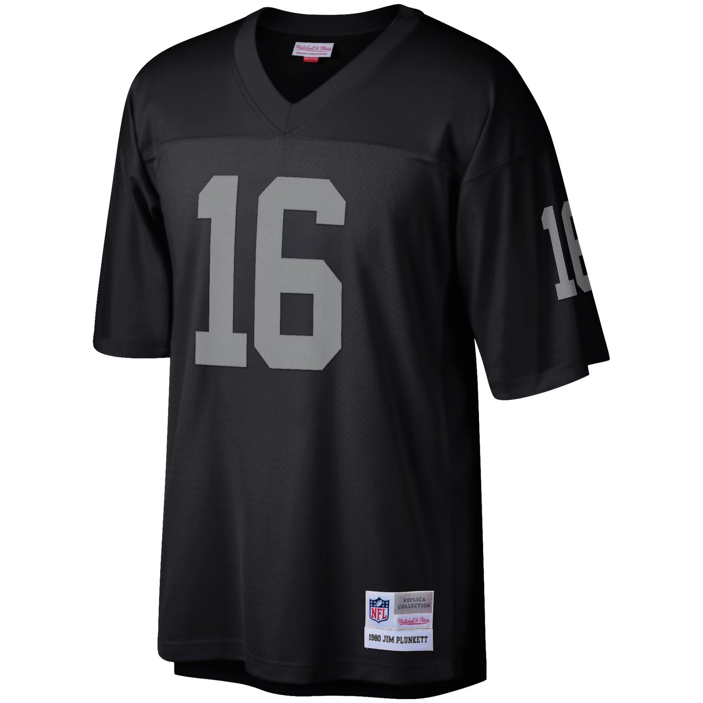 Las Vegas Raiders Jim Plunkett Mitchell & Ness Black Retired Player Legacy Replica Jersey
