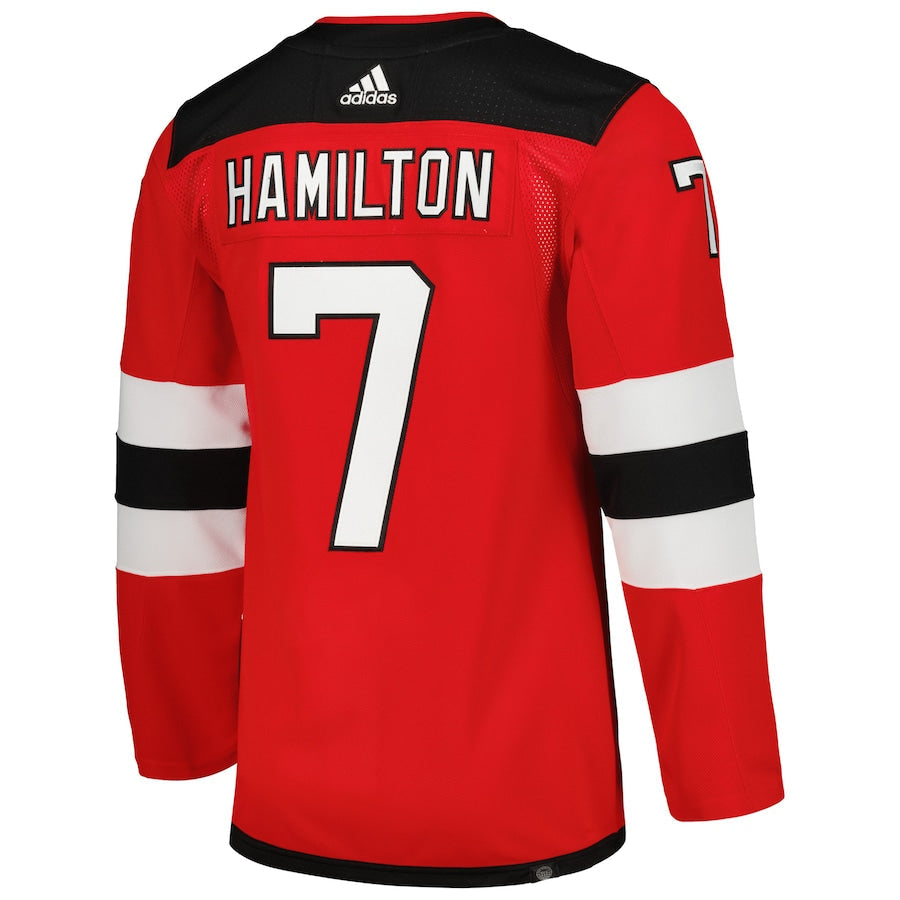 Dougie Hamilton New Jersey Devils   Home Primegreen   Jersey - Red