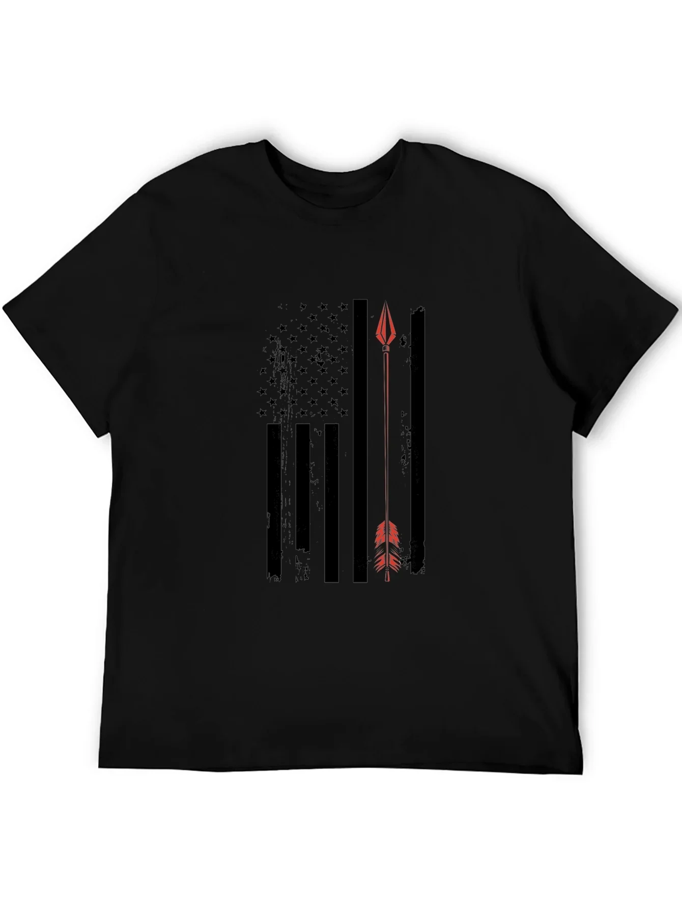 American Flag Arrow T-Shirt - Patriotic Design