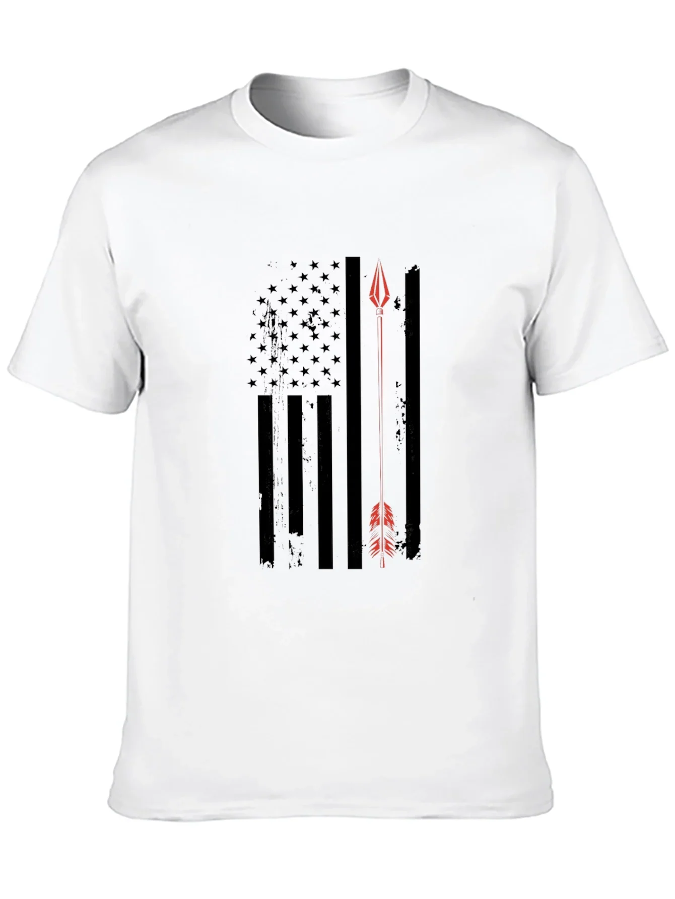 American Flag Arrow T-Shirt - Patriotic Design