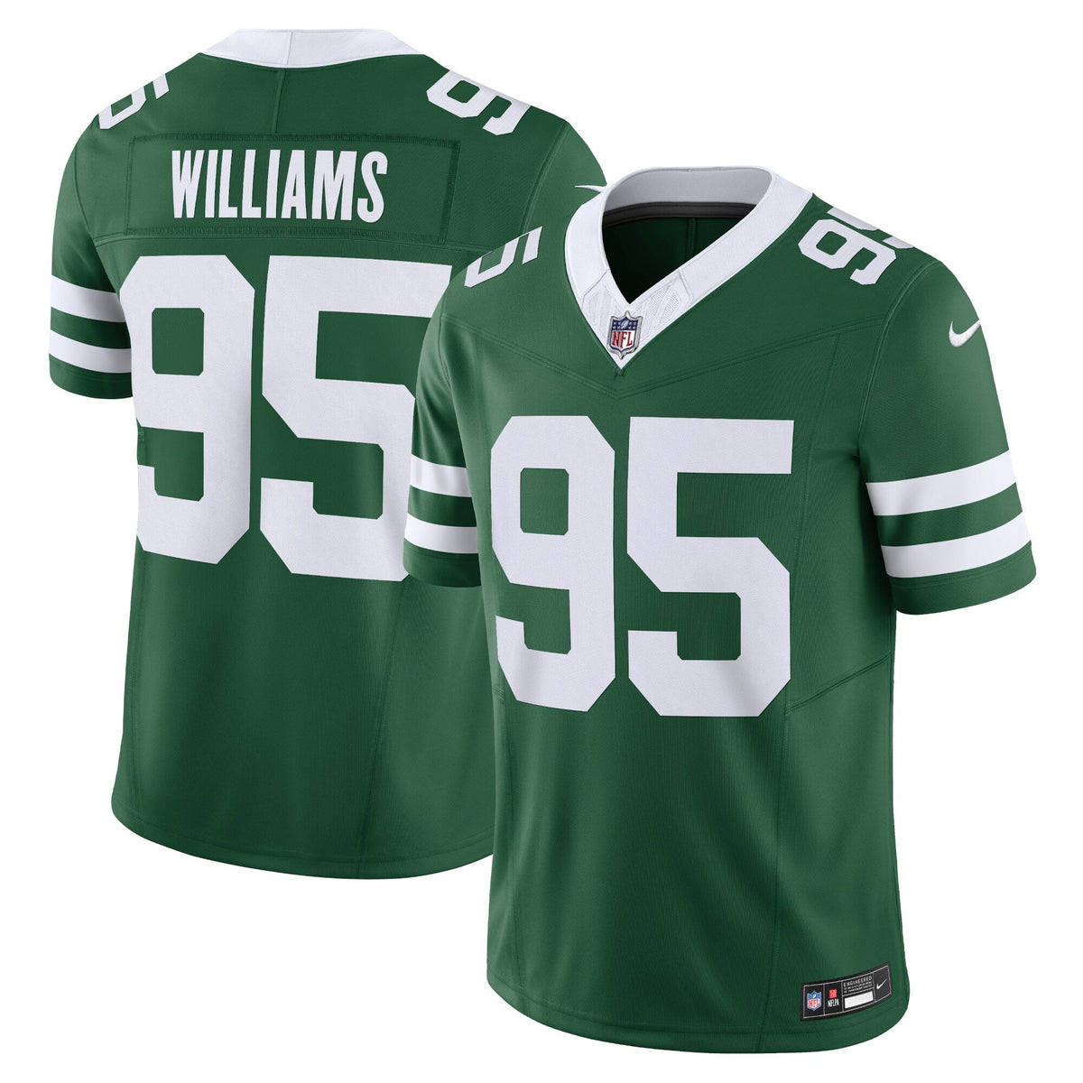 Quinnen Williams New York Jets Nike Vapor F.U.S.E. Limited Jersey - Legacy Green