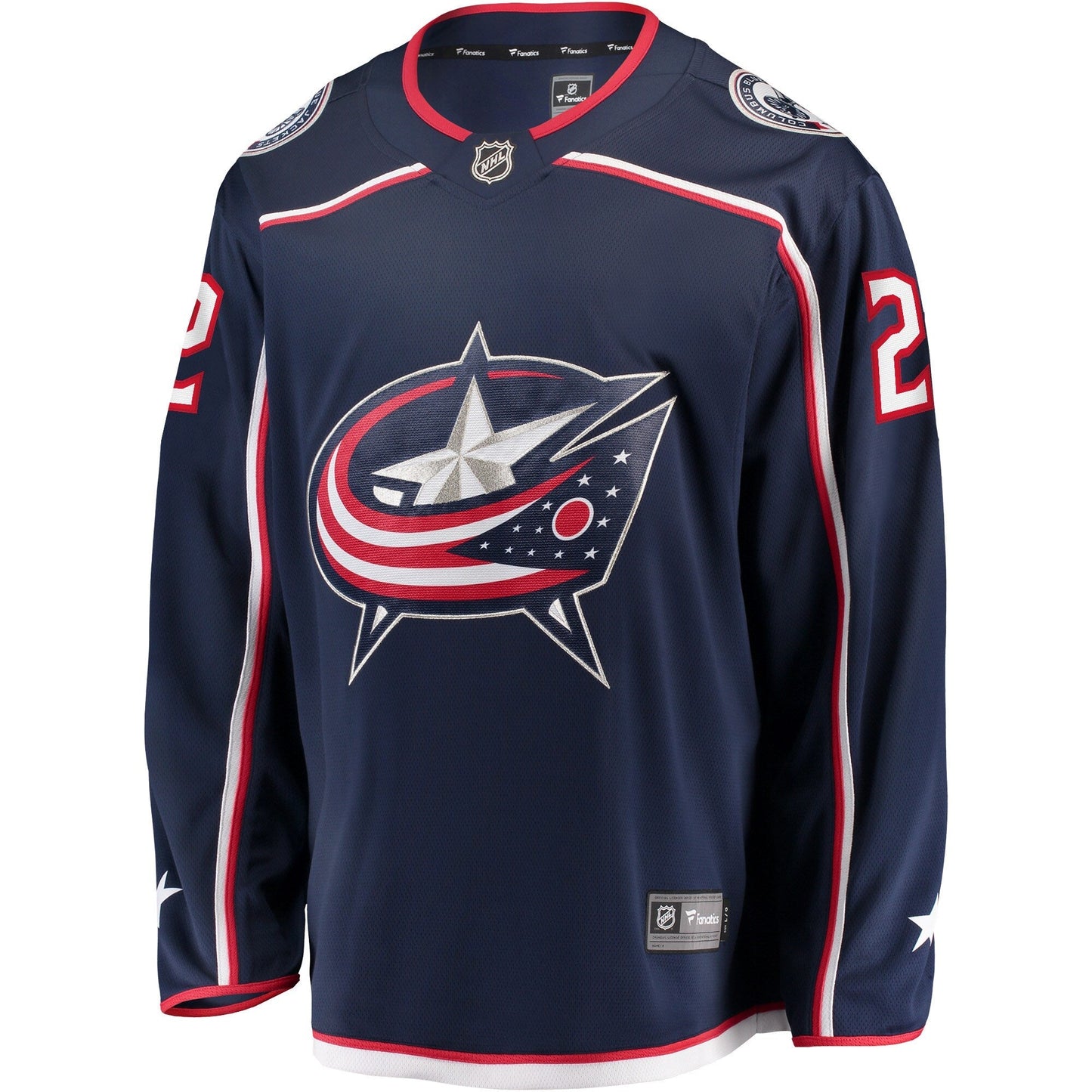 Jake Bean Columbus Blue Jackets   Home Breakaway  Jersey - Navy