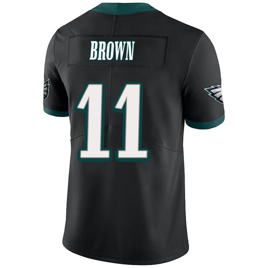 P.Eagles #11 A.J. Brown Player Black Alternate Vapor F.U.S.E. Limited Jersey