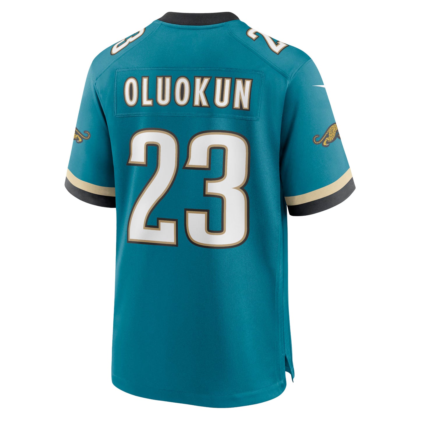 Jacksonville Jaguars Foye Oluokun Teal Prowler Throwback Player Game Jersey