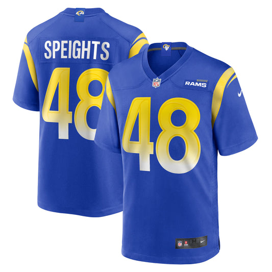 Los Angeles Rams Omar Speights Royal Game Jersey