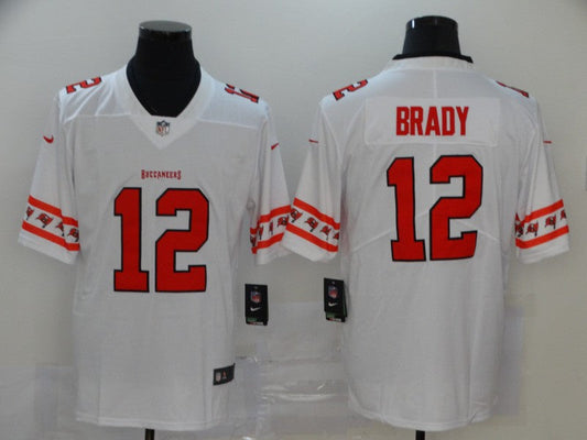 Men's Tampa Bay Buccaneers #12 Tom Brady White Player Game Jersey1