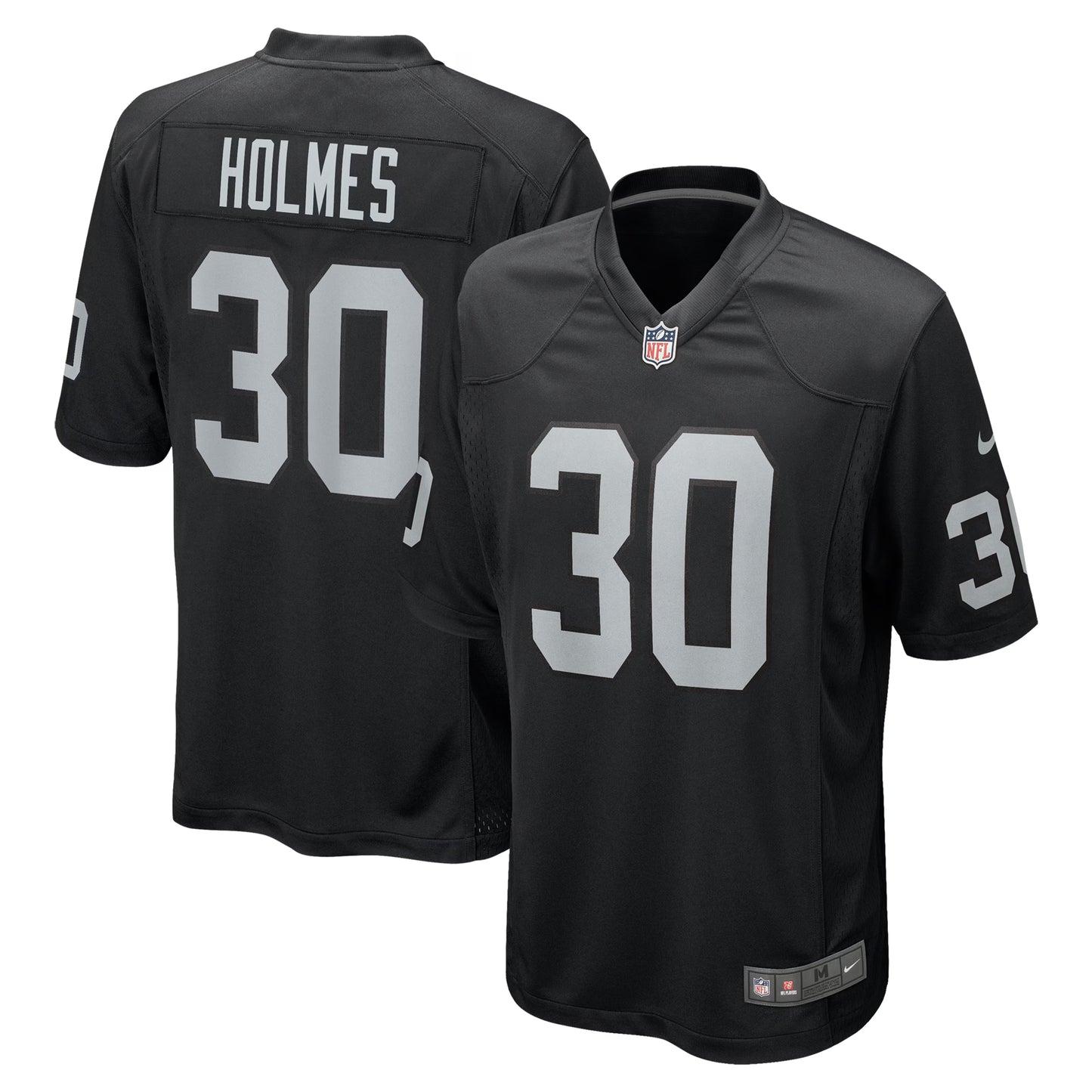 Las Vegas Raiders Darnay Holmes Black Team Game Jersey