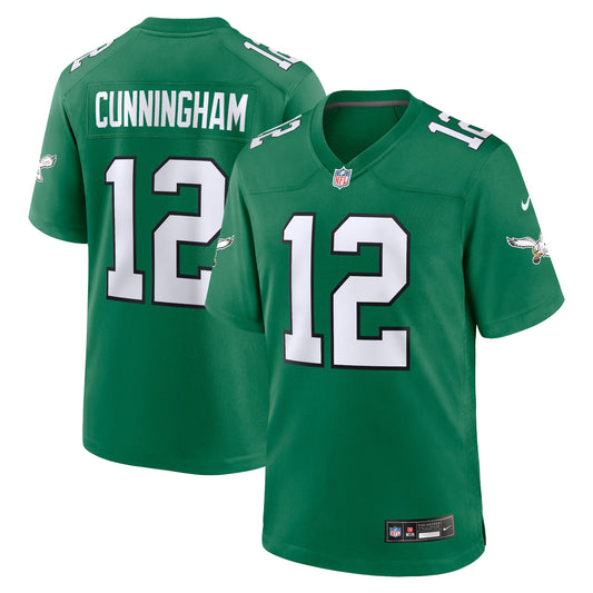 Philadelphia Eagles Randall Cunningham Kelly Green Alternate Retired Player Game Jersey