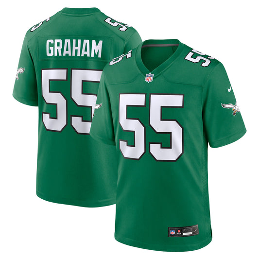 Philadelphia Eagles Brandon Graham Kelly Green Alternate Game Jersey