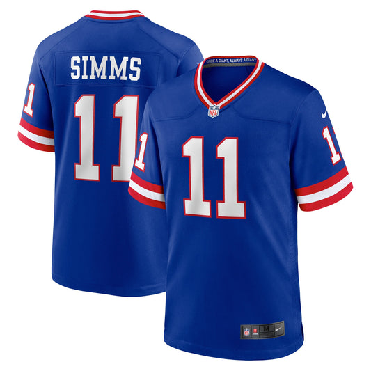 New York Giants Phil Simms Royal Retired Player Alternate Game Jersey