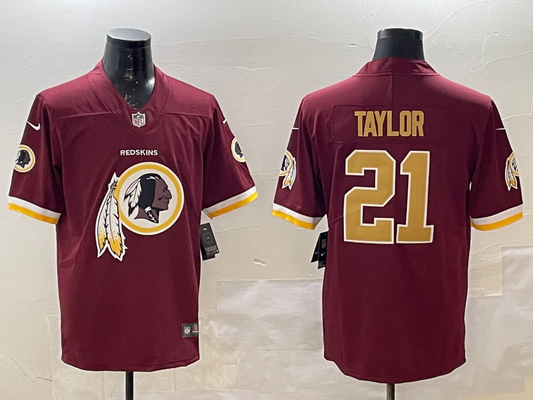 Men's Washington Commanders Sean Taylor #21 Burgundy Game Jersey1