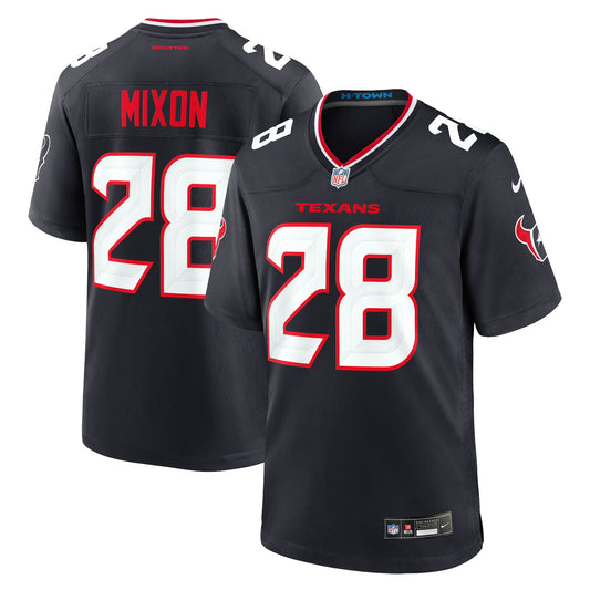 Houston Texans Joe Mixon Navy Game Jersey