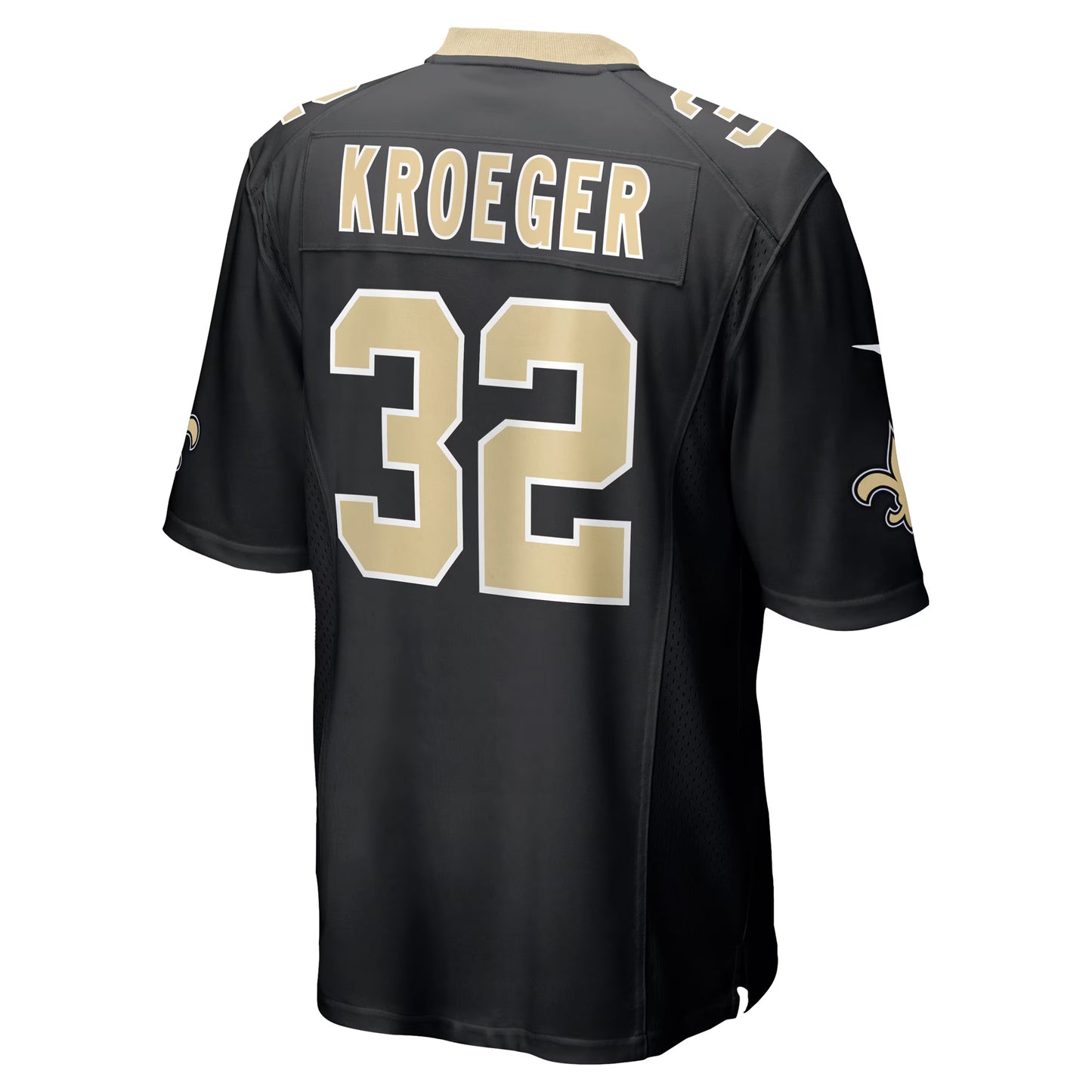 New Orleans Saints Kai Kroeger Black Team Game Jersey