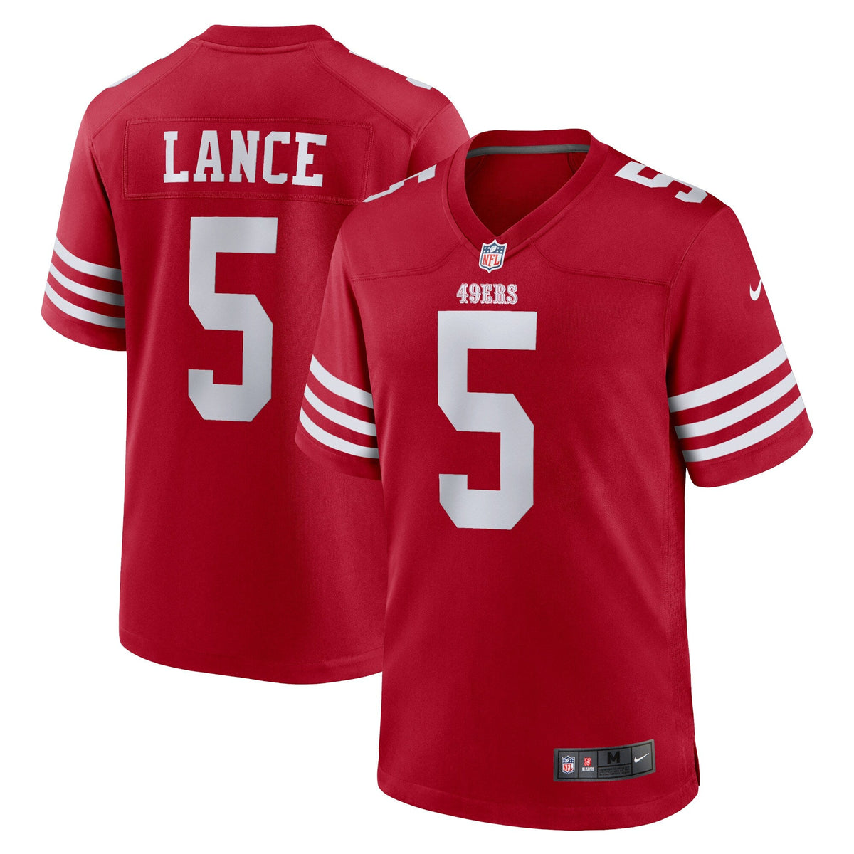 Trey Lance San Francisco 49ers Nike Game   Jersey - Scarlet