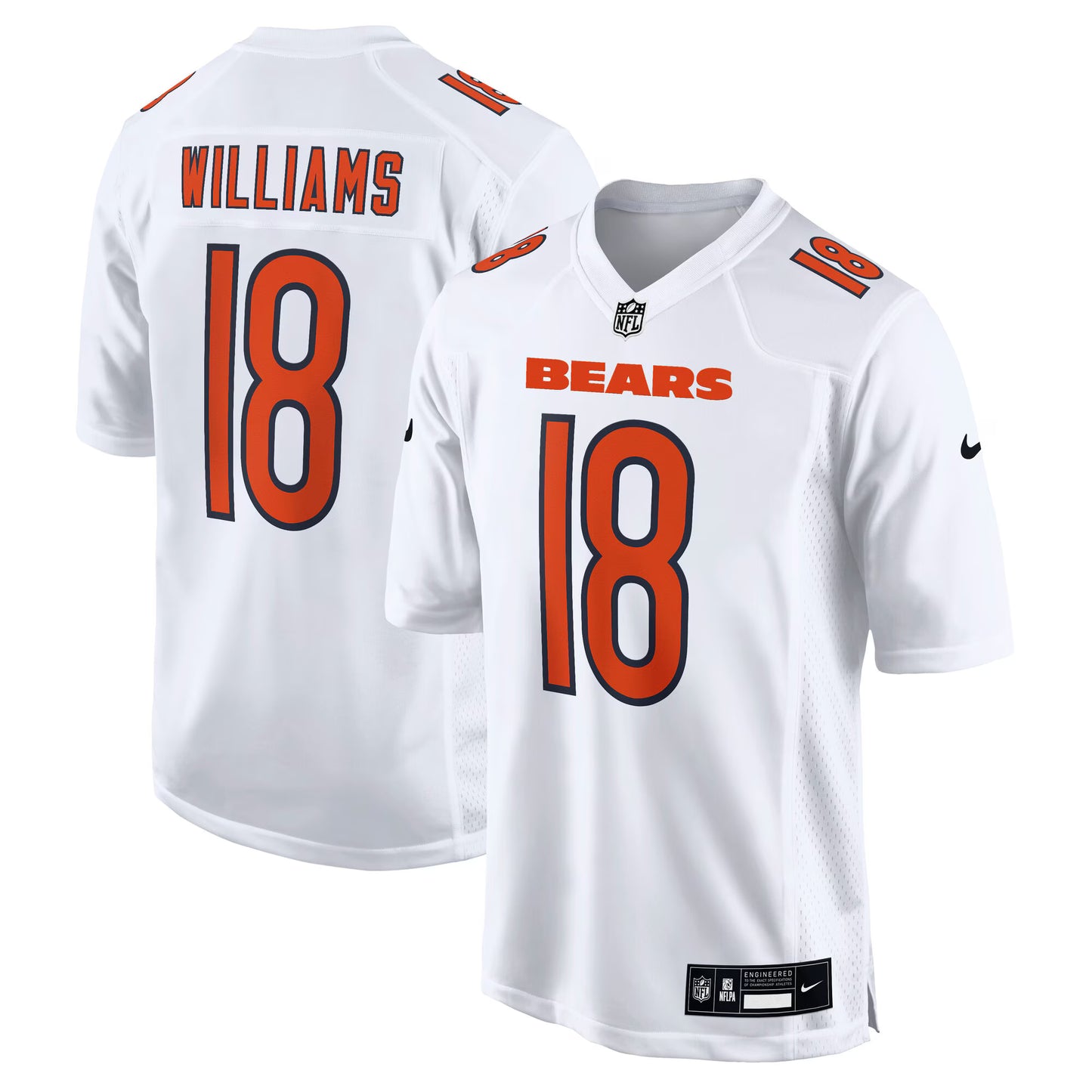 Chicago Bears Caleb Williams Tundra White Fashion Jersey