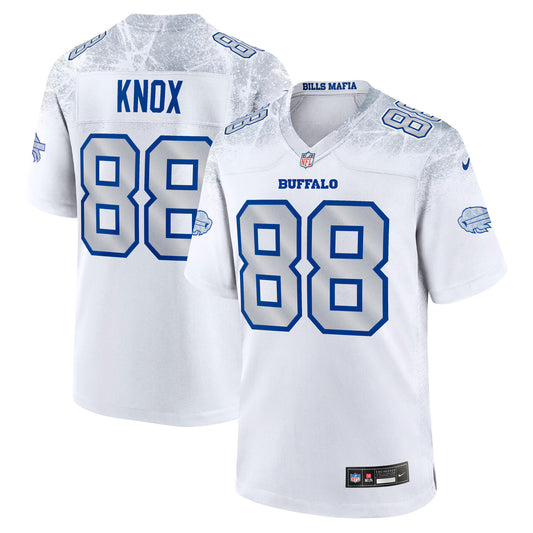 Buffalo Bills Dawson Knox White 2025 Rivalries Collection Game Jersey