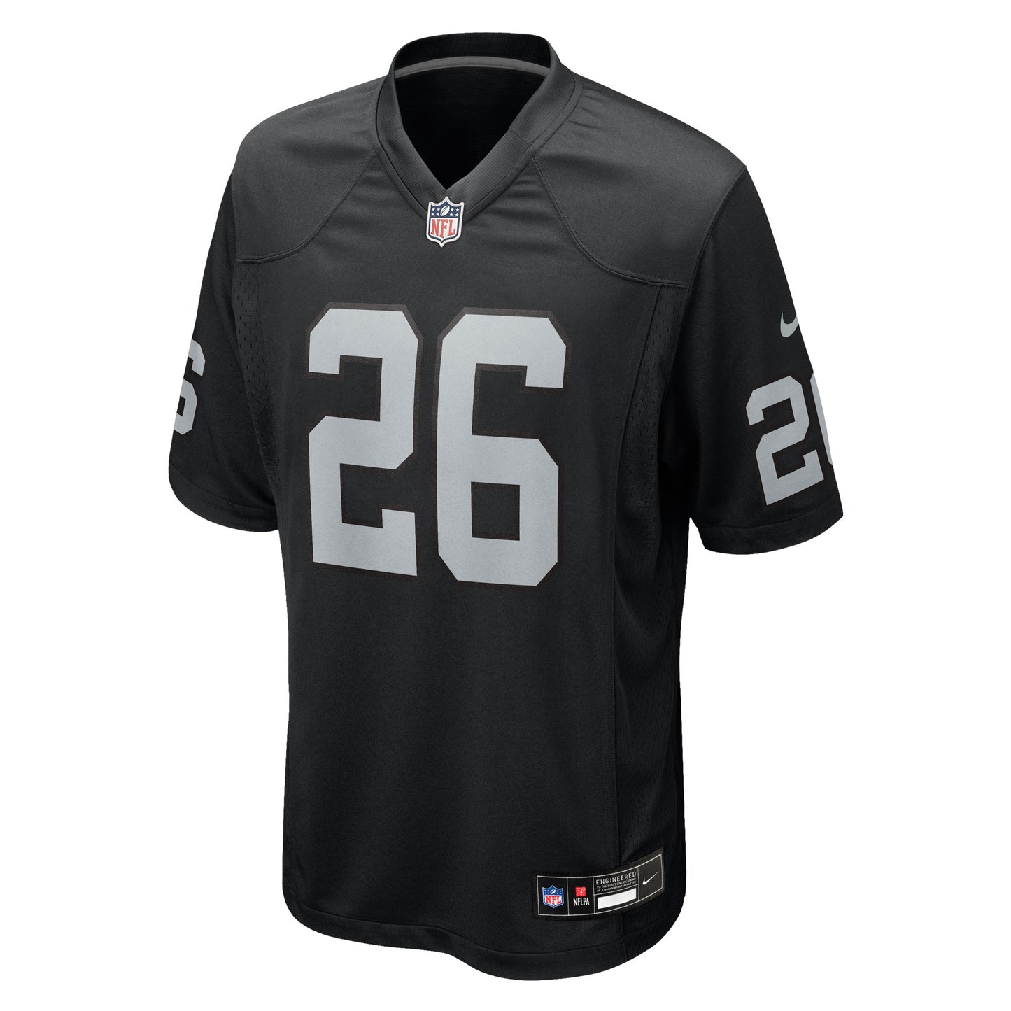 Las Vegas Raiders Darien Porter Black Team Game Jersey