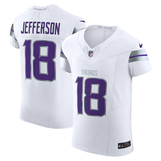 Minnesota Vikings Justin Jefferson White Alternate Vapor F.U.S.E. Elite Player Jersey