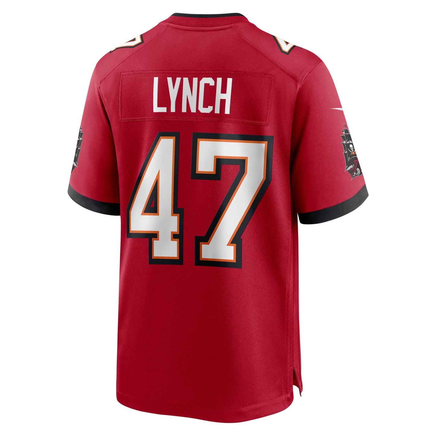 Tampa Bay Buccaneers John Lynch Red 50th Anniversary Team Game Jersey