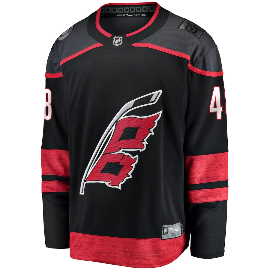 Jordan Martinook Carolina Hurricanes   Home Breakaway Jersey - Black