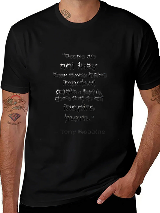 Motivational T-Shirt - Tony Robbins Quote