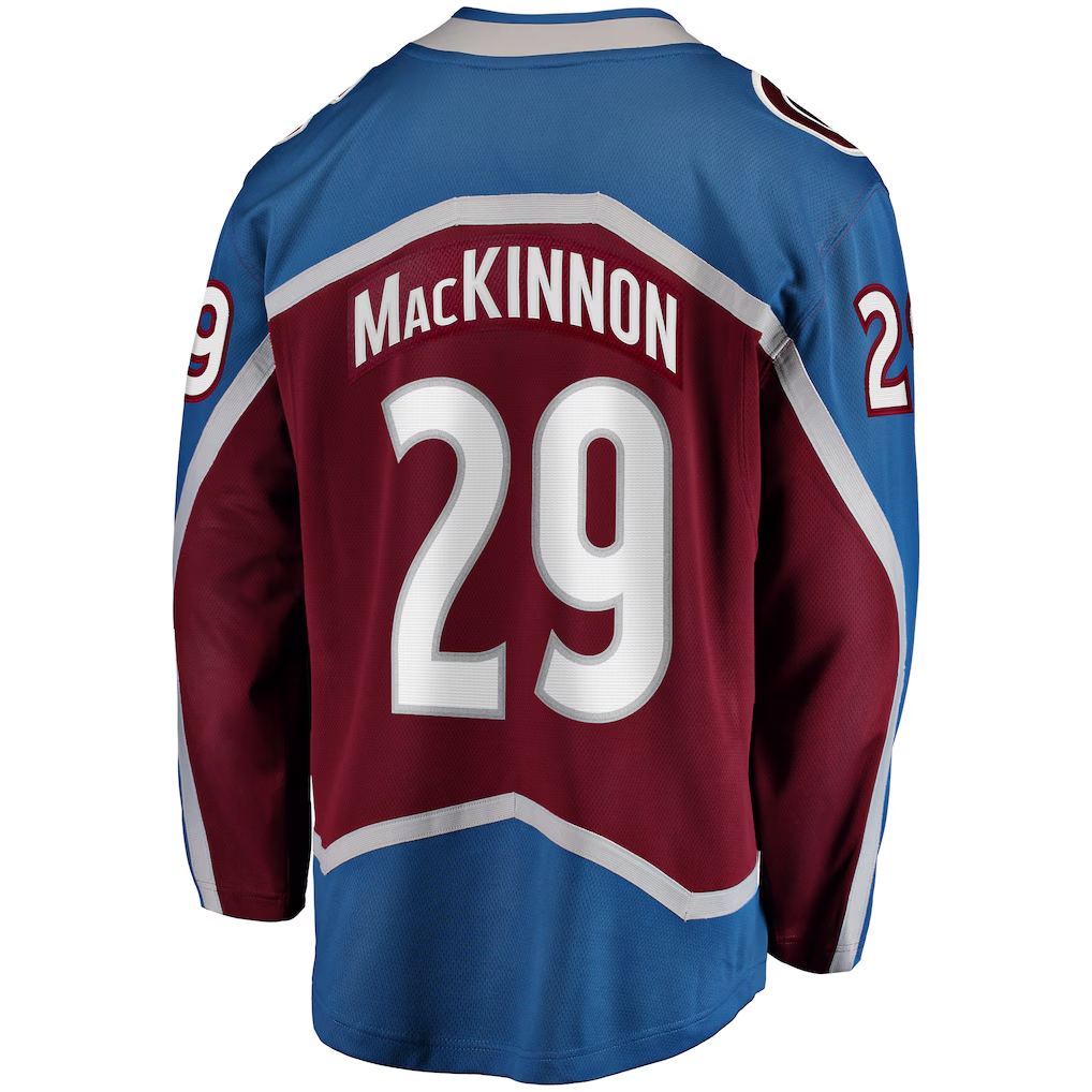 C.Avalanche #29 Nathan MacKinnon Fanatics Stitched American Hockey Jerseys