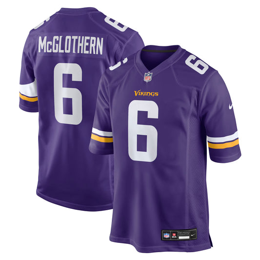 Minnesota Vikings Dwight McGlothern Purple Team Game Jersey