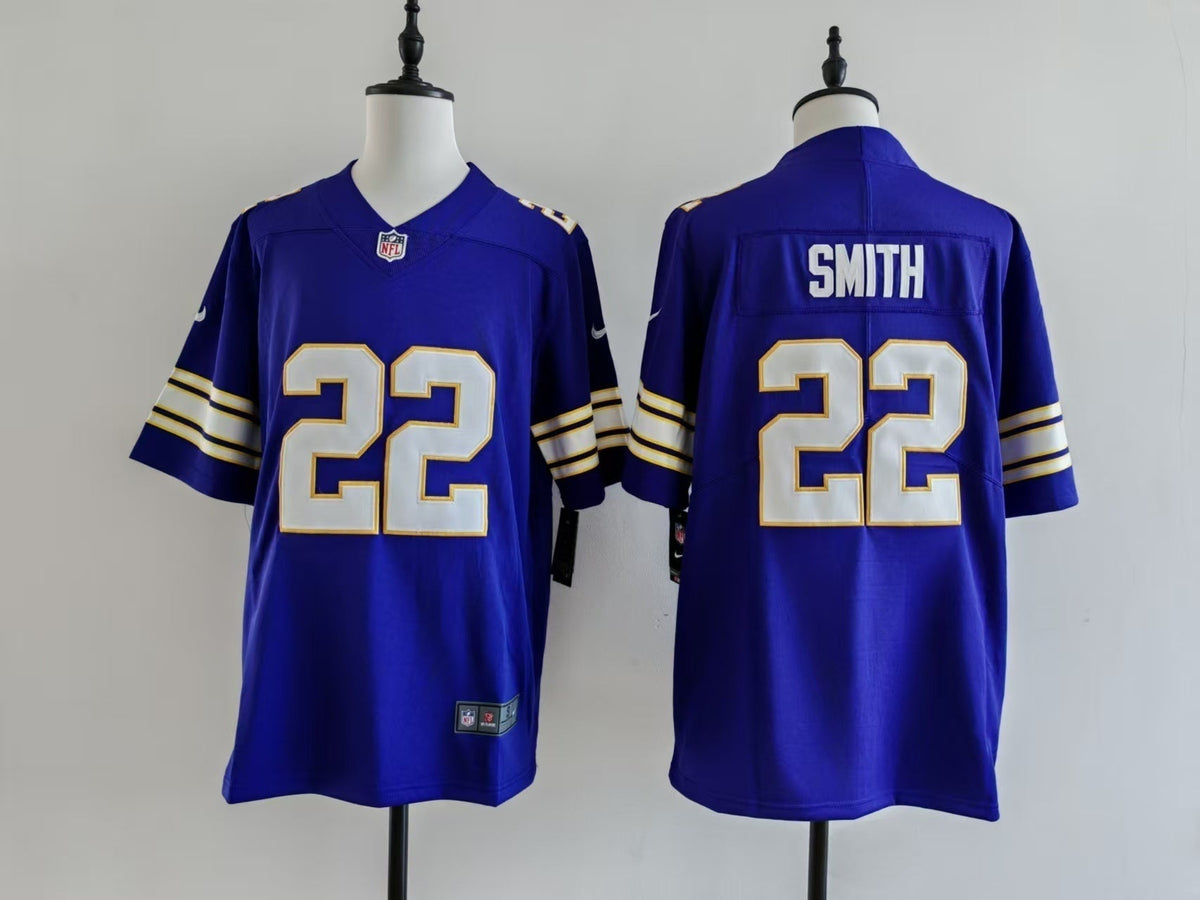 Men's Minnesota Vikings Harrison Smith Nike Jersey -  Retro Purple