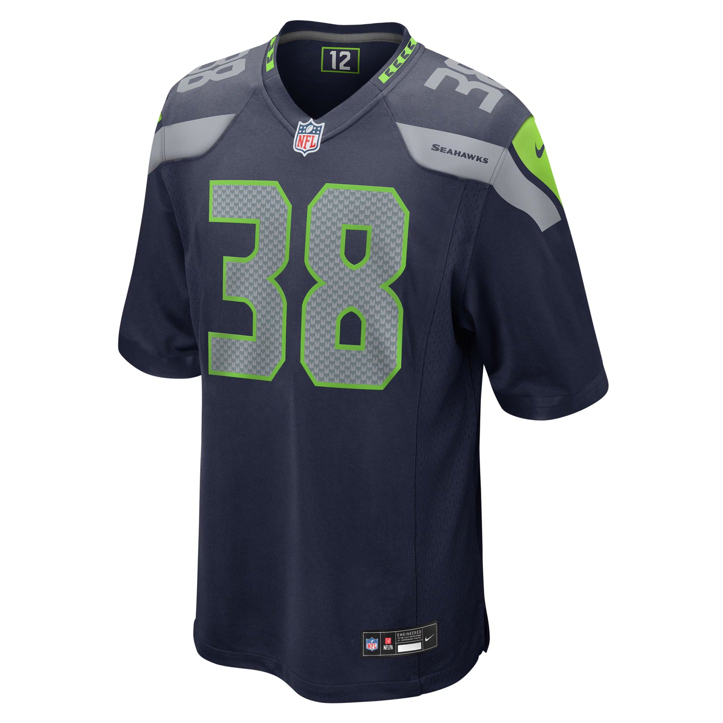Seattle Seahawks Brady Russell College Navy Game Jersey