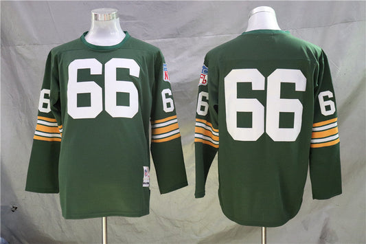 Men's Green Bay Packers Ray Nitschke Mitchell & Ness Green Legacy Replica Jersey1