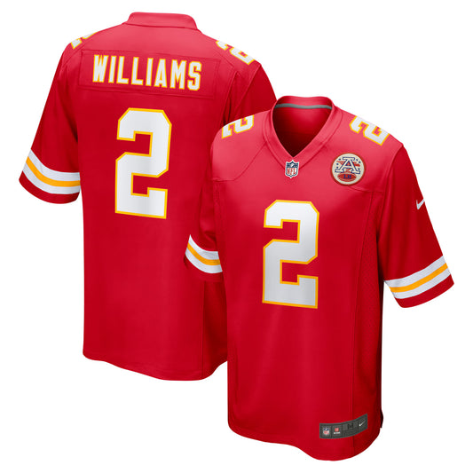 Kansas City Chiefs Joshua Williams Red Game Jersey