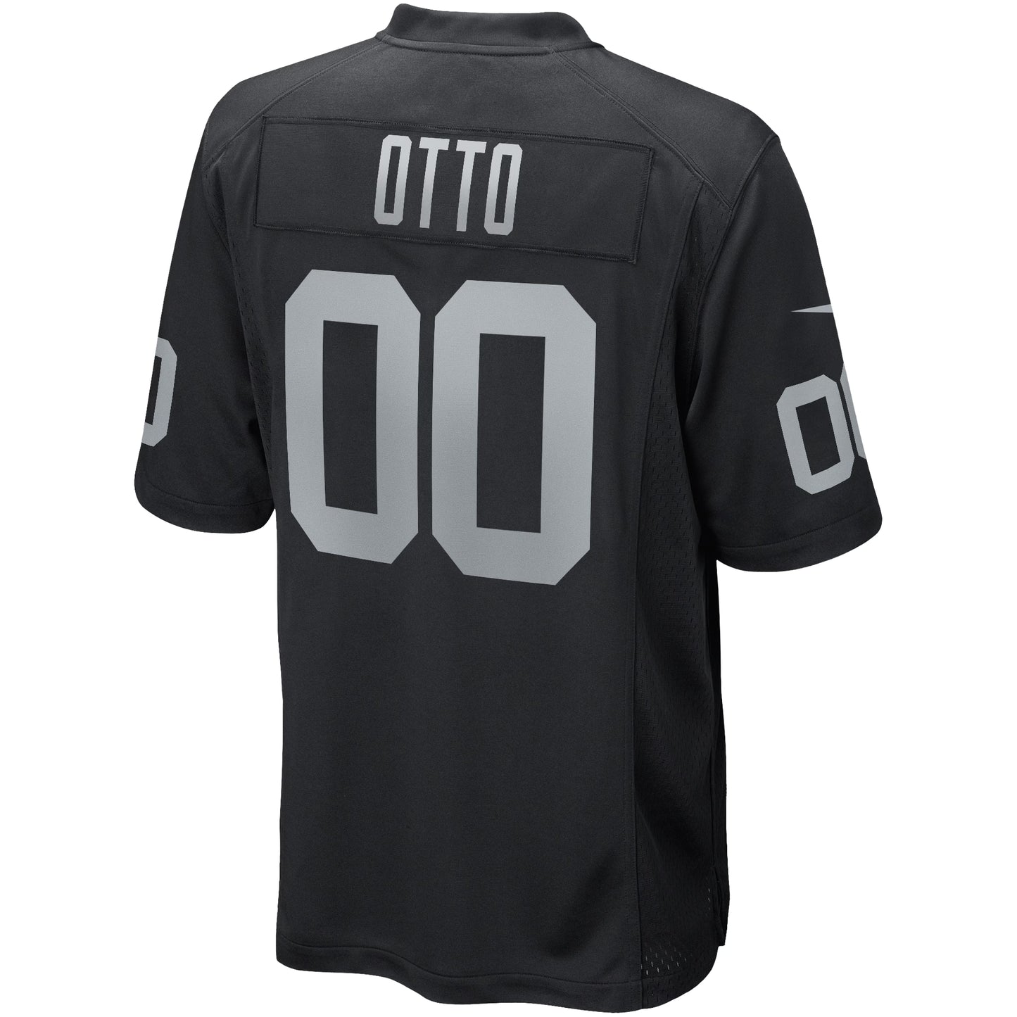 Las Vegas Raiders Jim Otto Black Game Retired Player Jersey