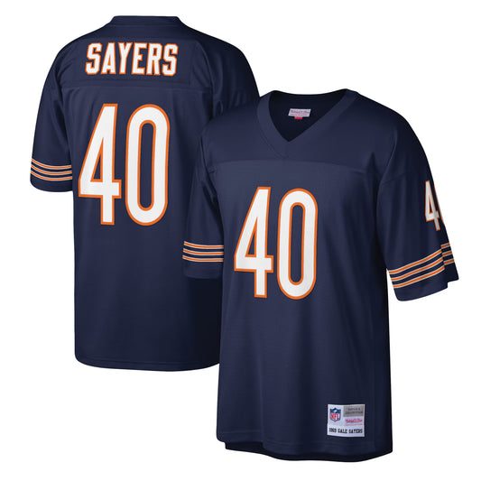 Chicago Bears Gale Sayers Mitchell & Ness Navy Legacy Replica Jersey