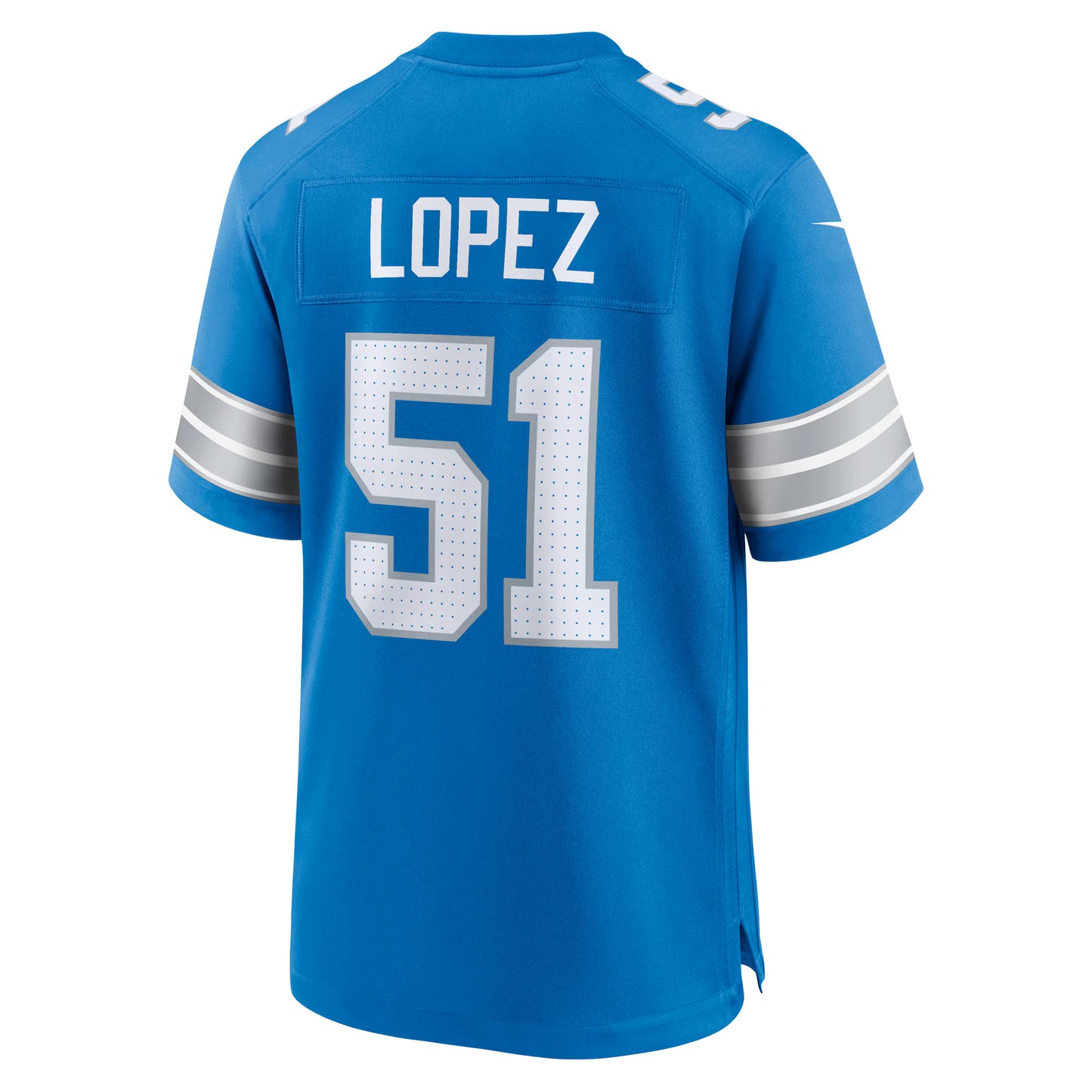 Detroit Lions Roy Lopez Blue Team Game Jersey
