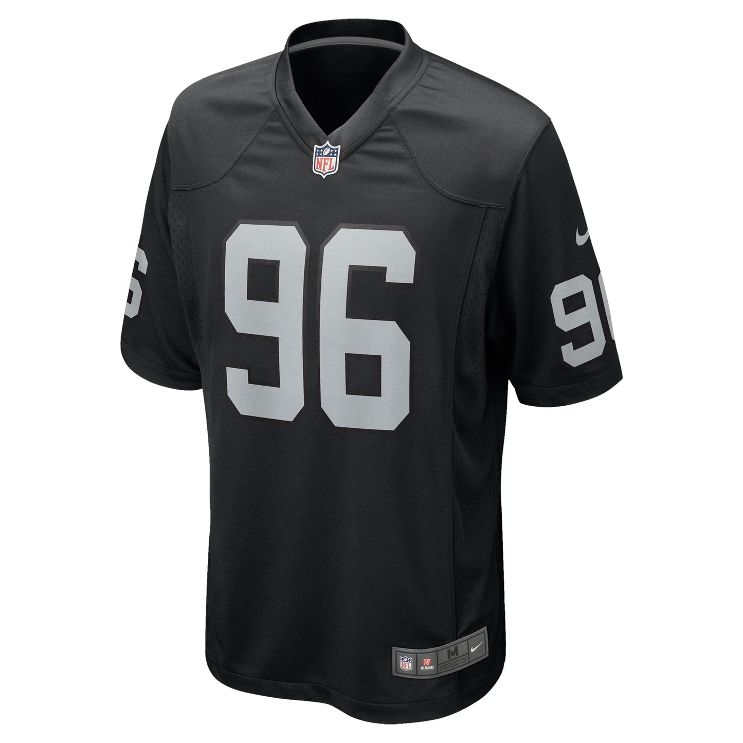 Las Vegas Raiders Jonah Laulu Black Team Game Jersey