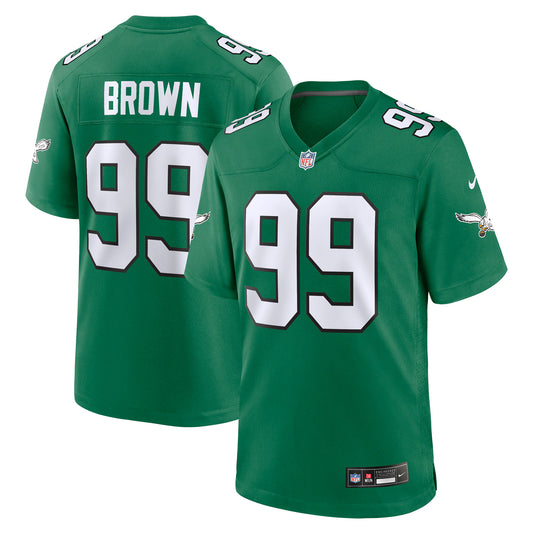 Philadelphia Eagles Jerome Brown Kelly Green Retired Player Alternate Game Jersey