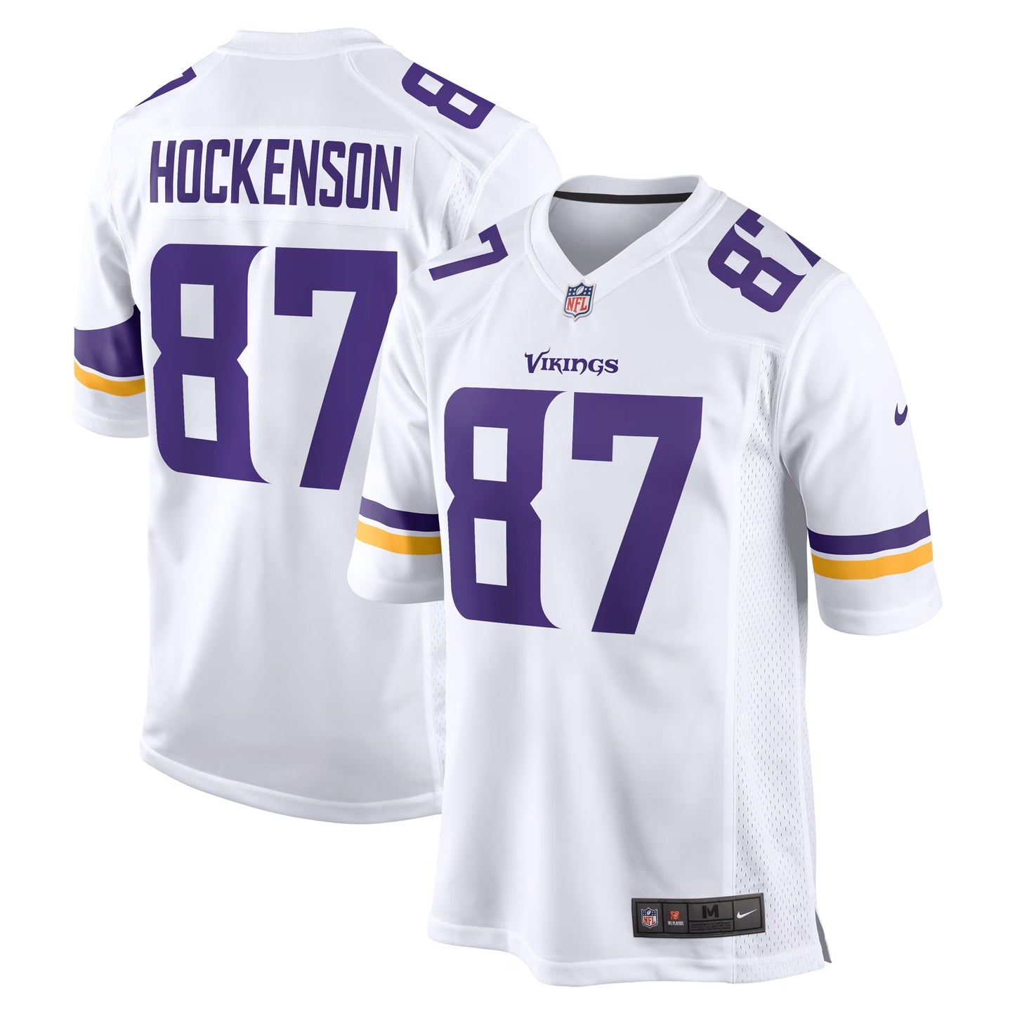 Minnesota Vikings White Game Player Jersey