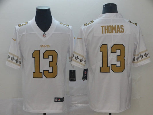 Men's New Orleans Saints Michael Thomas #13 White Player Game Jersey1
