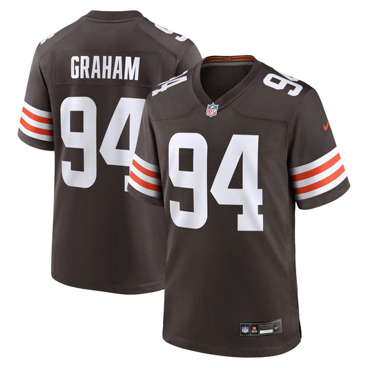 Cleveland Browns Mason Graham Brown 2025 NFL Draft First Round Pick Game Jersey