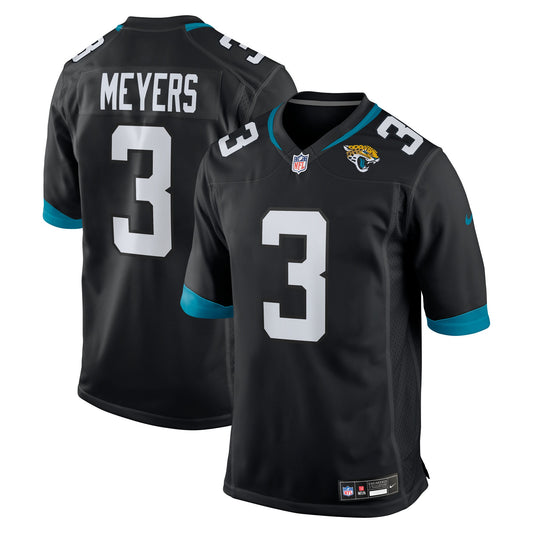 Jacksonville Jaguars Jakobi Meyers Black Alternate Game Jersey