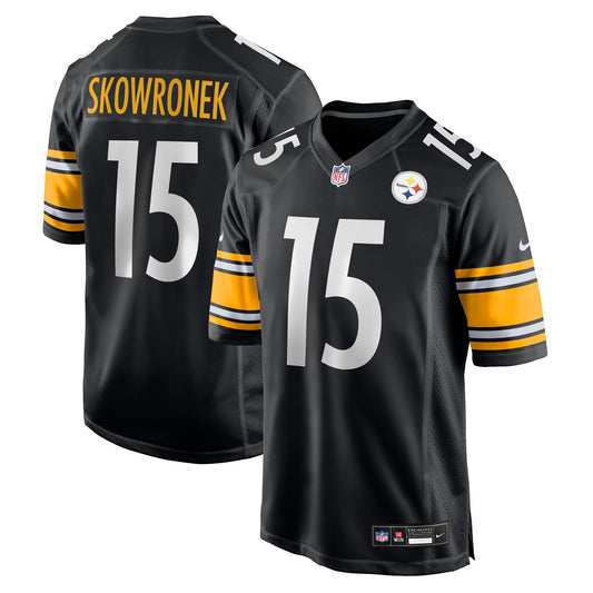 Pittsburgh Steelers Ben Skowronek Black Team Game Jersey