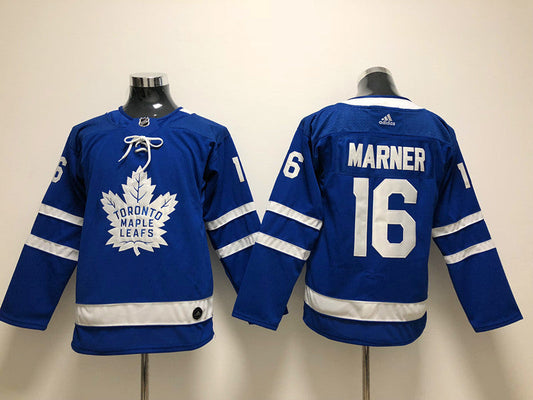 Men's Toronto Maple Leafs Mitch Marner #16 Blue Game Jersey1