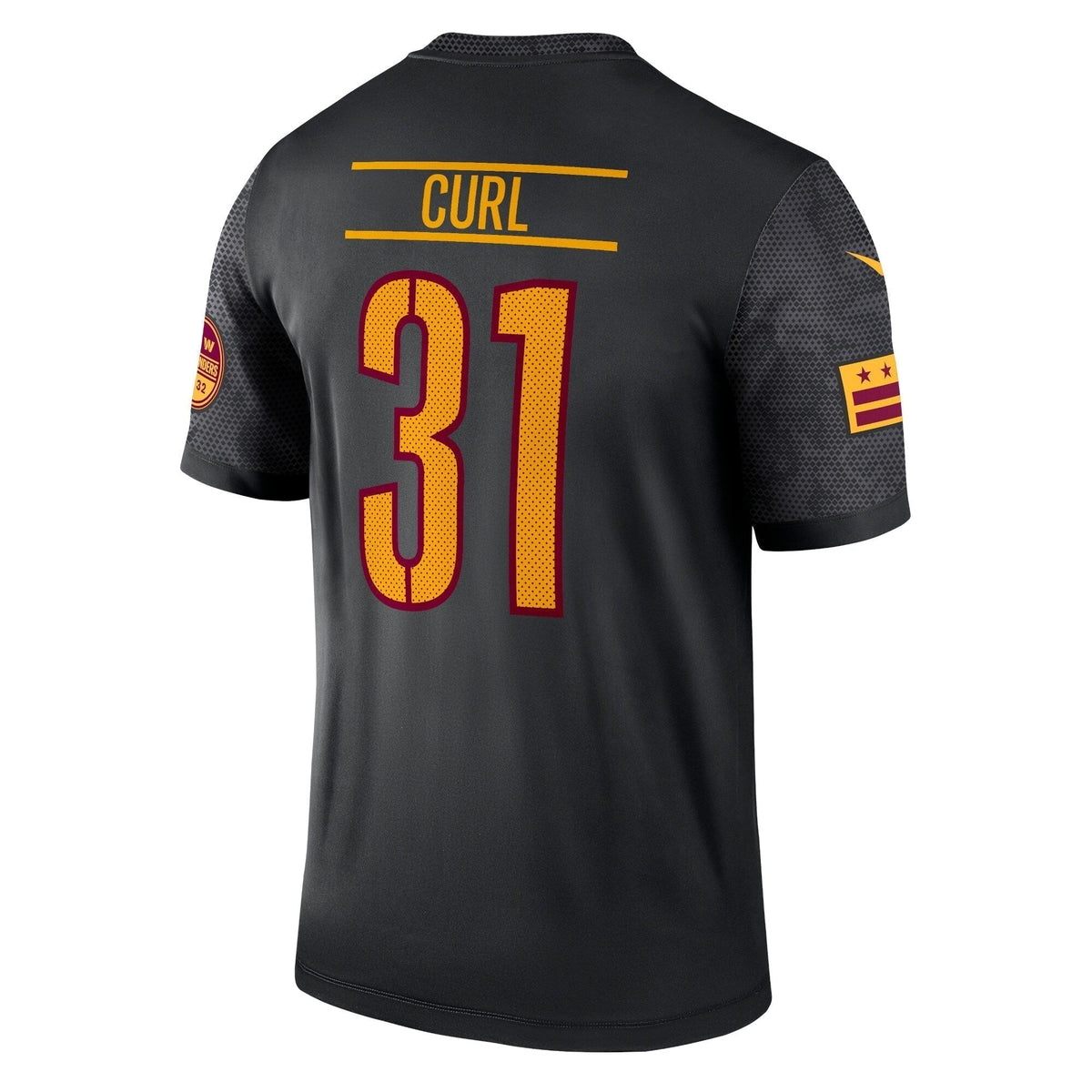 Kamren Curl Washington Commanders Nike Alternate - Black