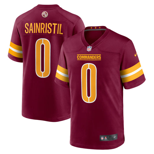 Washington Commanders Mike Sainristil Burgundy Game Jersey