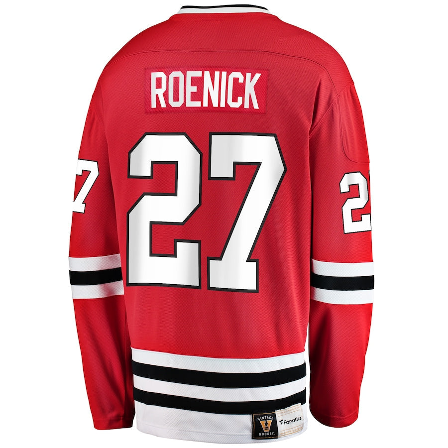 Jeremy Roenick Chicago Blackhawks   Premier Breakaway Retired  Jersey - Red