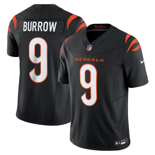 Cincinnati Bengals Joe Burrow Black Vapor F.U.S.E. Limited Jersey
