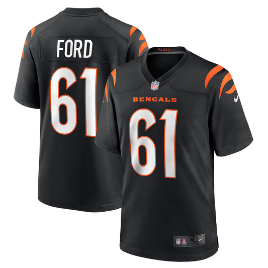 Cincinnati Bengals Cody Ford Black Game Jersey